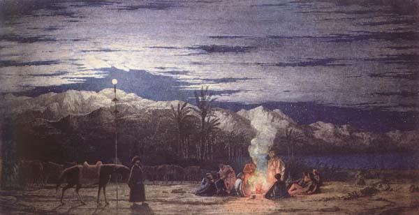 Richard Dadd The Artist's Halt in the Desert (mk46) France oil painting art